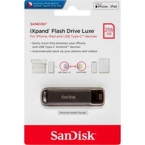 SanDisk iXpand Flash Drive Luxe 256GB TypC/Li.SDIX70N-256G-GN6NE 723200-20