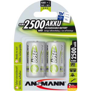 1x2 Ansmann maxE NiMH piles Baby C 2500 mAh 5030912 871113-20