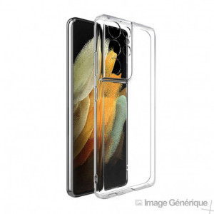 Coque Silicone Pour Samsung Galaxy S21 Ultra (0.5mm, Transparent) En Vrac 090974-20