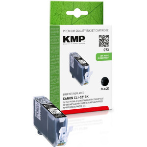 KMP C73 noir compatible avec Canon CLI-521 BK 537999-20