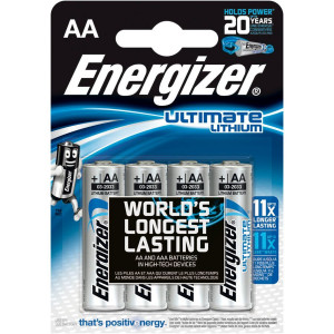 1x4 ENERGIZER Ultimate Lithium Mignon AA LR 6 1,5V 349867-20