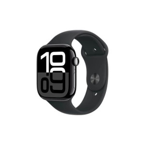 Apple Watch Series 10 GPS 46mm Jet Black Alu Case, Midnight Black Sport Band S/M EU MWWP3 DP34600777-20
