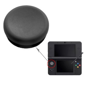 Capuchon de manette de contrôleur analogique Capuchon de manette 3D pour nouveau 3DS (noir) SH002B78-20