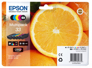 Epson Multipack Claria Premium BK/PBK/C/M/Y 33 T 3337 311005-20