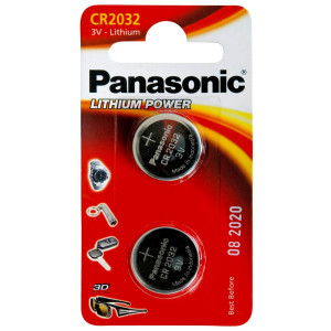1x2 Panasonic CR 2032 Lithium Power 504908-20