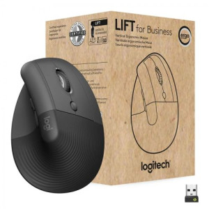 Logitech Mouse Vertical Wireless Lift Ergonomic, 40000 DPI, Black EU (910-006494) DO3900886-20