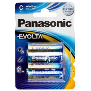 1x2 Panasonic Evolta Baby C LR 14 LR14EGE/2BP 511350-20