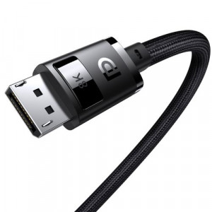 Baseus Video Cable Display Port High Definition Series 8K 60Hz Bi-Directional Cable 2m, Black (B00633706111-02) DA773137-20