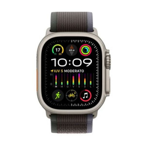 Apple Watch Ultra 2 GPS + Cellular 49mm Titanium case with Trail Loop M/L Blue/ Black EU MRF63 DP59900456-20