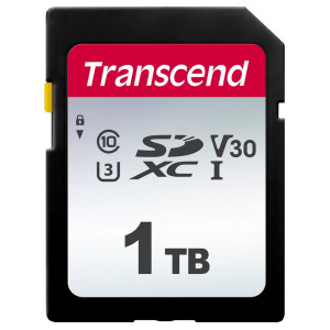 Transcend SDXC 300S 1TB Class 10 UHS-I U3 V30 730018-20