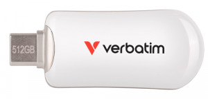 Verbatim Plectra blanc 512GB USB-C Flash Drive 30231 131653-20