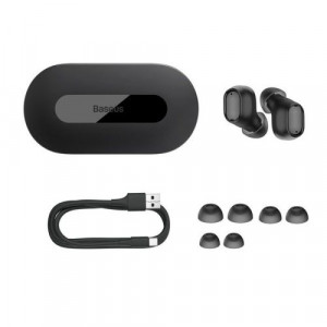 Baseus Earphone Bluetooth Bowie EZ10 BT 5.3, TWS, Black EU (A00054300116-Z1) DA1025928-20