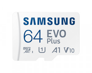 Samsung microSDXC EVO Plus 64GB avec adaptateur MB-MC64KA/EU 724173-20