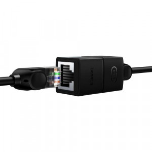 Baseus AirJoy Series Network Connector RJ-45 Ethernet Cable Connector 1pcs, Black (B00131100111-01) DA108393-20