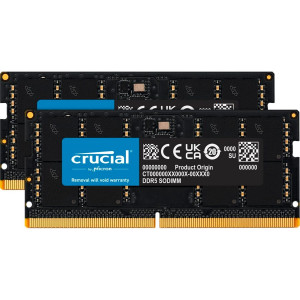 Crucial DDR5-5200 Kit 64GB 2x32GB SODIMM CL42 (16Gbit) 776197-20