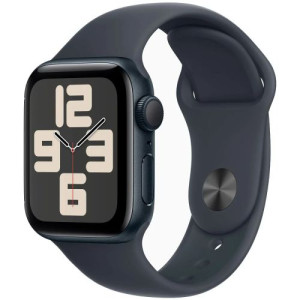 Apple Watch SE (2024) GPS 40mm Midnight Alu Case, Midnight Sport Strap M/L EU MXE93 DP17100775-20