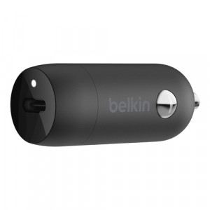 Belkin Chargeur auto USB-C 20W Power Delivery, noir CCA003btBK 585972-20