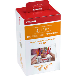 Canon RP-108 10x15 cm Papier et ruban (108 feuilles) 110665-20