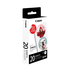 Canon ZP-2030-2C ZINK Circle Sticker 3,3 cm (20 feuilles) 655797-20