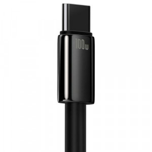 Baseus Type-C Tungsten Gold series cable 480Mb/s, 100W, 2m Black (CAWJ000101) DA393653-20