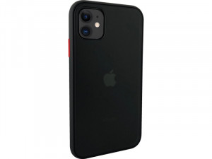Novodio Coque iPhone 11 Noir translucide / rouge IPXNVO0081-20