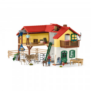 Schleich Vie à la ferme 42407 Ferme avec écurie et animaux 362252-20