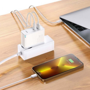 Baseus Travel Charger GaN5 Pro Quick wall charger C+U, PD3.0, QC4.0 +, AFC, 100W EU White (CCGP090202) DA3508372-20