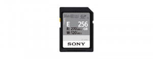 Sony SDXC E series 256GB UHS-II Class 10 U3 V60 501615-20