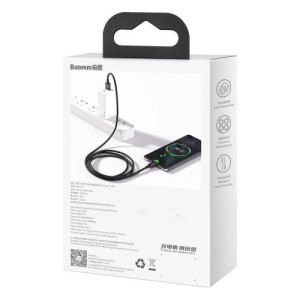 Baseus Type-C Superior series fast charging data cable, 66W(11V/6A), 2m, Black (CATYS-A01) DA238516-20