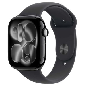 Apple Watch Series 11 (2025) GPS 46mm Jet Black Alu Case, Black Sport Band S/M EU MEUW4 ONLY BOX DAMAGE DP3500032-20