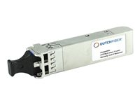 Dutchfiber SFP+ transceiver module (equivalent to: Aruba J9150D) 10 GigE 10GBase-SR LC multi-mode up to 300 m 850 nm XU2271521N1288-20