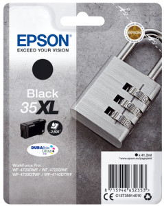 Epson noir DURABrite Ultra Ink 35 XL T 3591 285868-20