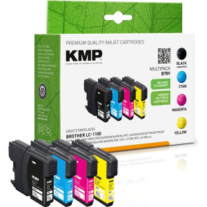 KMP B78V pack promo BK/C/M/Y compatible avec Brother LC-1100 577376-20