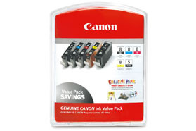 Canon CLI-8 Multipack BK/PC/PM/R/G 500857-20