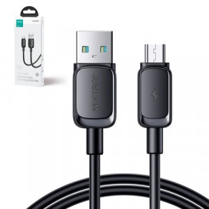 Joyroom USB Micro USB Cable Multi-Color Series A14, 480mb/s, 2.4A, 2m, Black (S-AM018A14B) DO138910-20