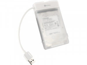 Storeva Klik Blanc Boîtier disque 2,5" sans vis USB 3.0 UASP BOISRV0084-20