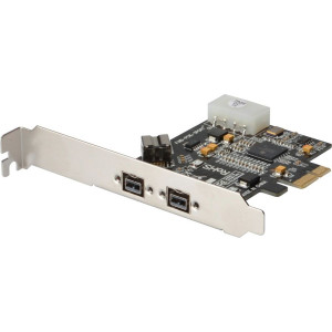 DIGITUS Firewire 800 PCIe Card 2x9-Pin Extern + 1x9-Pin Intern 533731-20