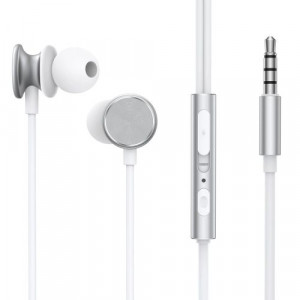 Joyroom Earphone Wired, In-Ear Headphones with Remote and Microphone, 3.5mm Jack, Silver (JR-EW03) DO250938-20