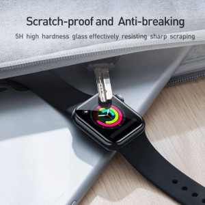 Baseus iWatch 0.2 mm, Full-screen curved T-Glass soft screen protector 42mm, Black (SGAPWA4-F01) DA166553-20