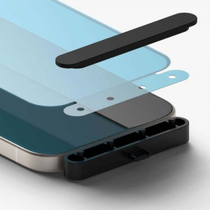Ringke iPhone 15/ 16 Screen Protector Privacy Tempered Glass 9H with installation jig Transparent DI457407-20