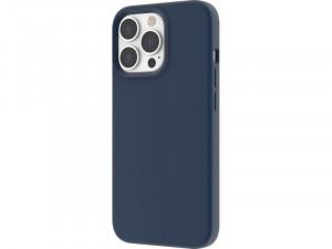 Coque iPhone 13 Pro silicone magnétique (comp MagSafe) Bleu marine Novodio IPXNVO0241-20