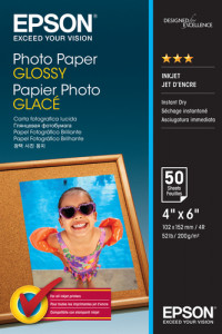 Epson Photo papier brillant 10x15 cm 50 feuilles 200 g 762818-20