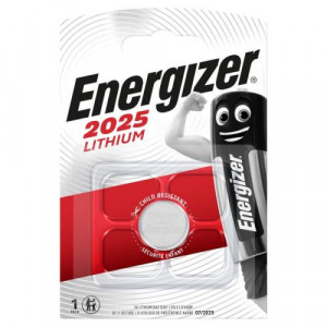 Energizer Battery (CR2025) Button Lithium (1 battery/ blister) 3V DN049576-20
