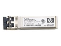 Hewlett Packard Enterprise HPE SFP (mini-GBIC) transceiver module 8Gb Fibre Channel (SW) for HPE 8Gb, SN6000, StorageWorks 8/20q, 8Gb, MPX200, SN6000 XP2133548N2817-20