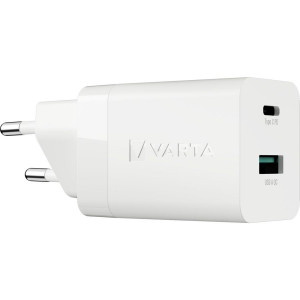 Varta Speed Chargeur 38W GaN PD USB-C 20W + USB-A 18W, blanc 792199-20