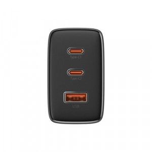 Baseus Travel Charger Cube Pro GaN Quick Charger C+C+U, 65W, Black EU (P10152301113-00) DA2270165-20