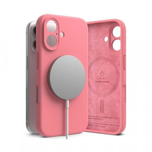 Ringke iPhone 16 Case Silicone Magnetic Pink DI1044158-20