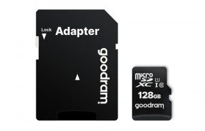 GOODRAM microSDXC 128GB Class 10 UHS-I + adaptateur 683902-20