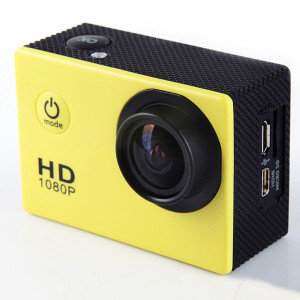 Caméra d'action extérieure F23 Écran 2.0, grand angle HD, caméra de sport étanche, caméscope DV Jaune C4832492-20
