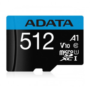 ADATA CARD MICROSDHC 512GB UHS-I CL10 100/20 MB/s W/1 Adap. 887427-20